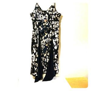 Simply vera Vera Wang XL Blue Floral Dress